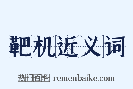 靶机近义词是什么意思的图片